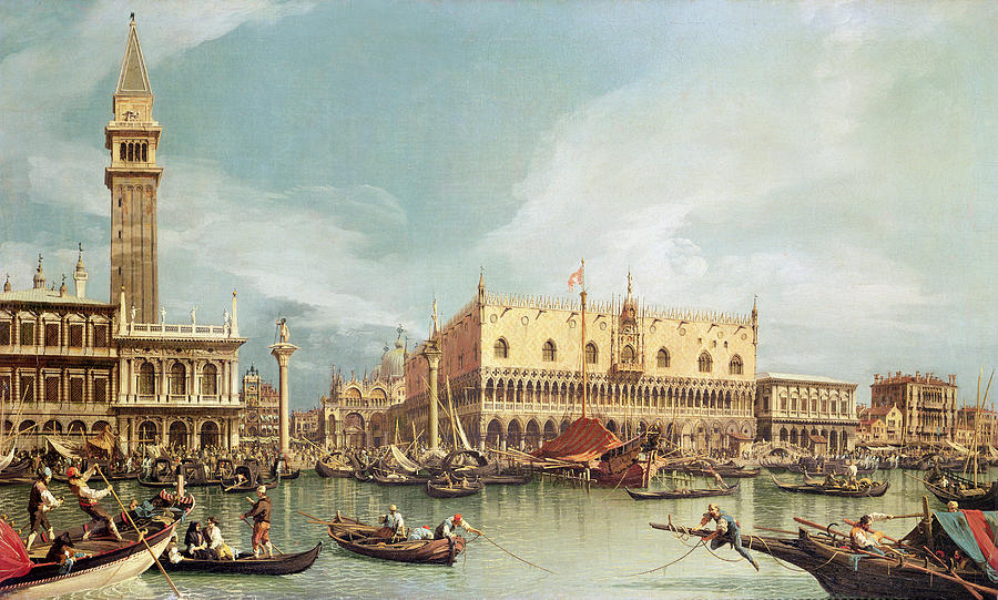 The Molo, Venice Photograph by Canaletto