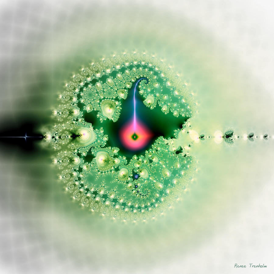 Abstract Digital Art - The Moment Of Conception by Renee Trenholm