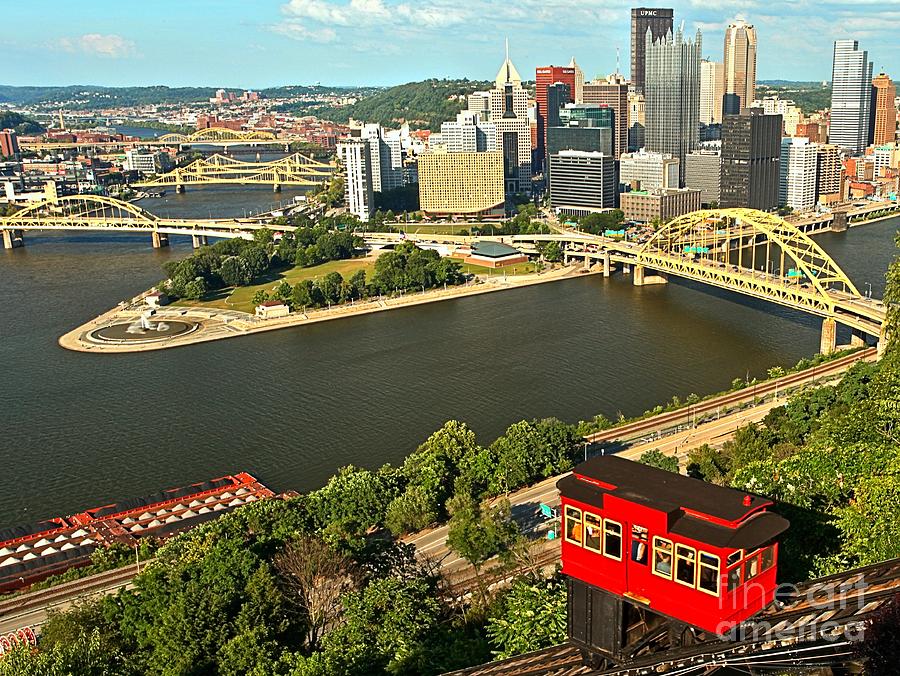 The Duquesne Incline Photograph by Adam Jewell