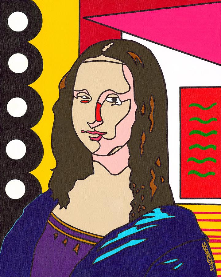 Portrait Painting - The Mona by Jeff Gomez