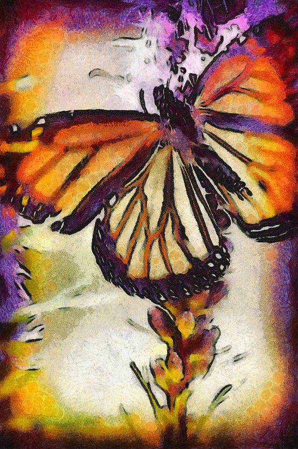 The Monarch Painting Photograph by Sarah Antin - Fine Art America