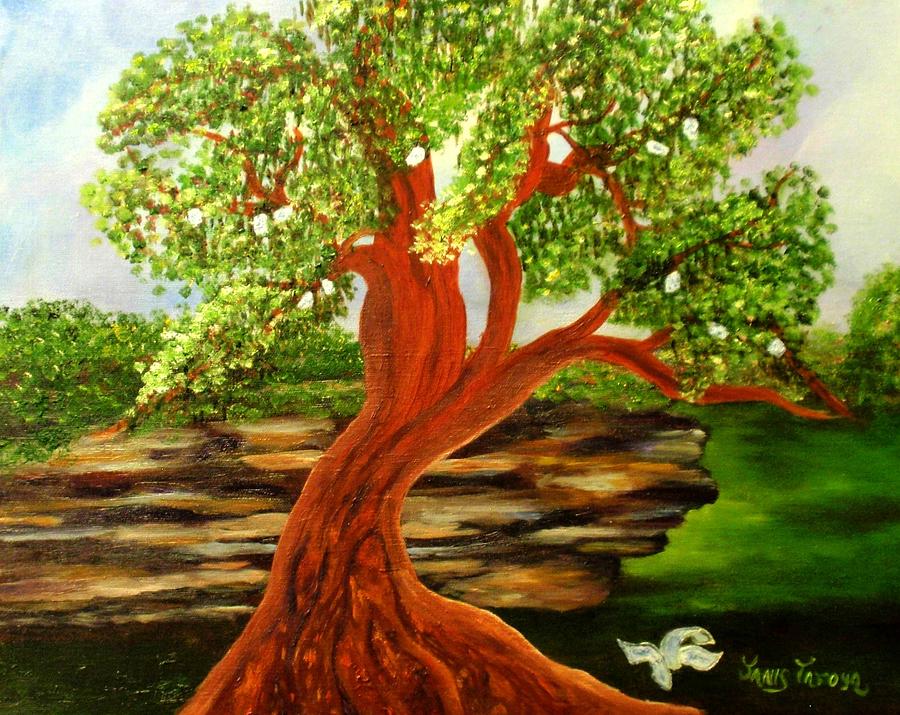 Money Tree Painting For Living Room