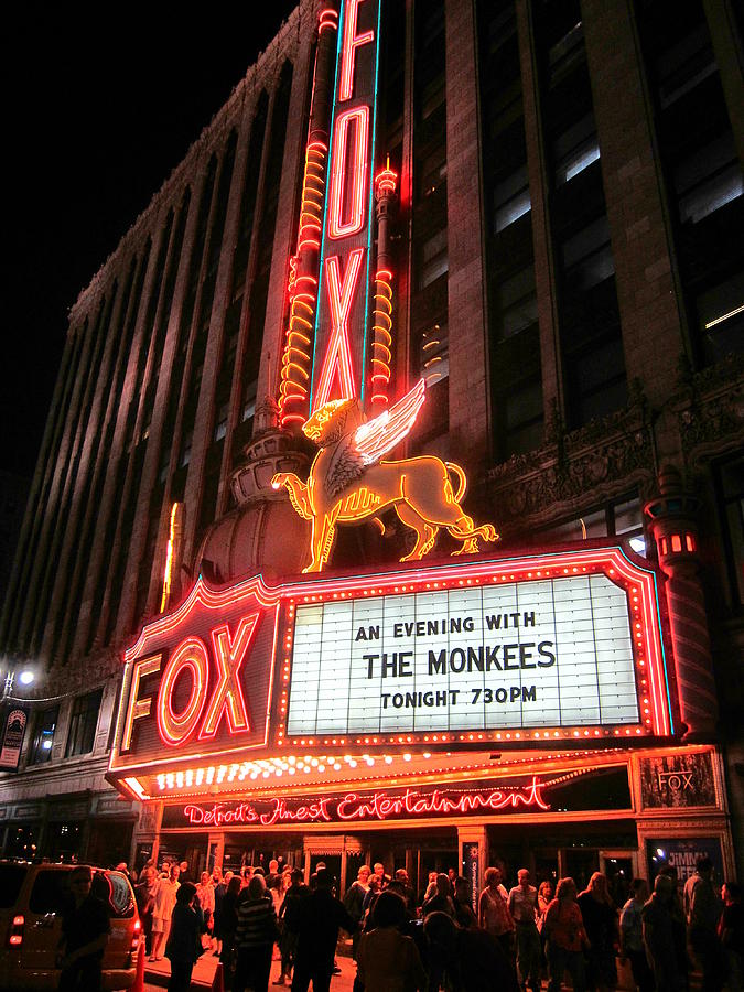 Detroit Photograph - The Monkees at The Fox in Detroit by Guy Ricketts
