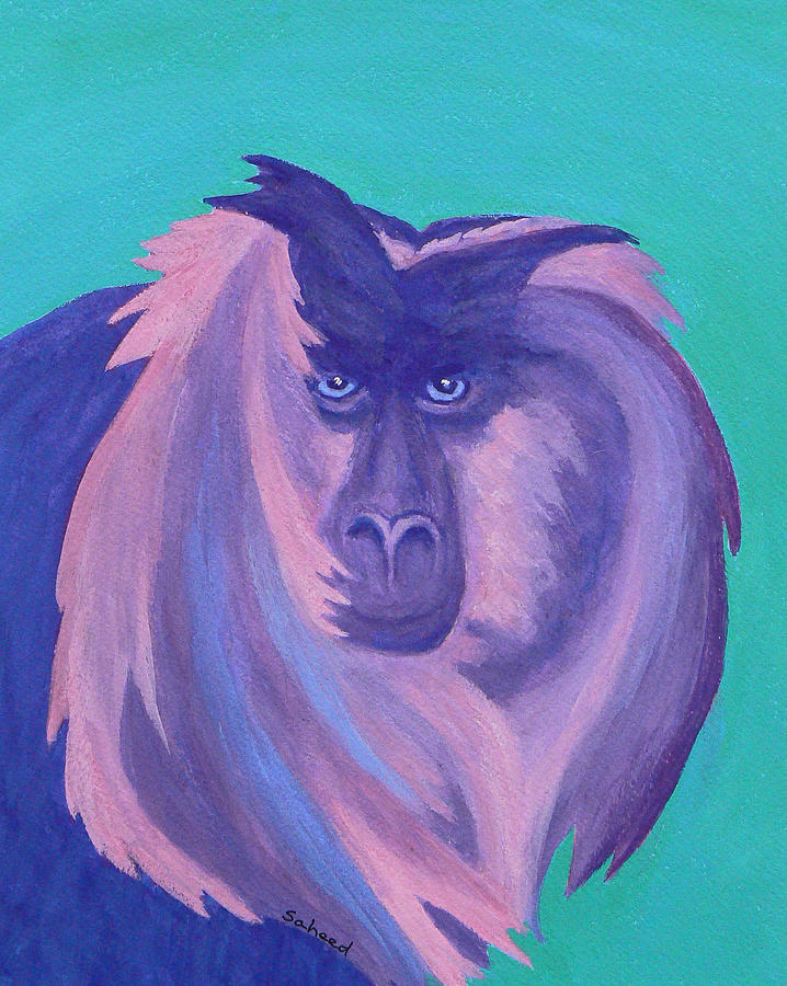 The Monkeys Mane Painting by Margaret Saheed