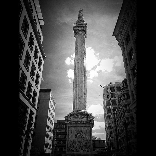 London Photograph - The Monument by Chris Prakoso