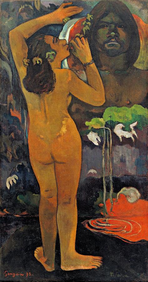 The Moon and the Earth Painting by Paul Gauguin