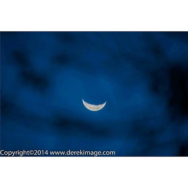 Canaima Photograph - The Moon From Tapuy Lodge In Canaima by Derek Kouyoumjian