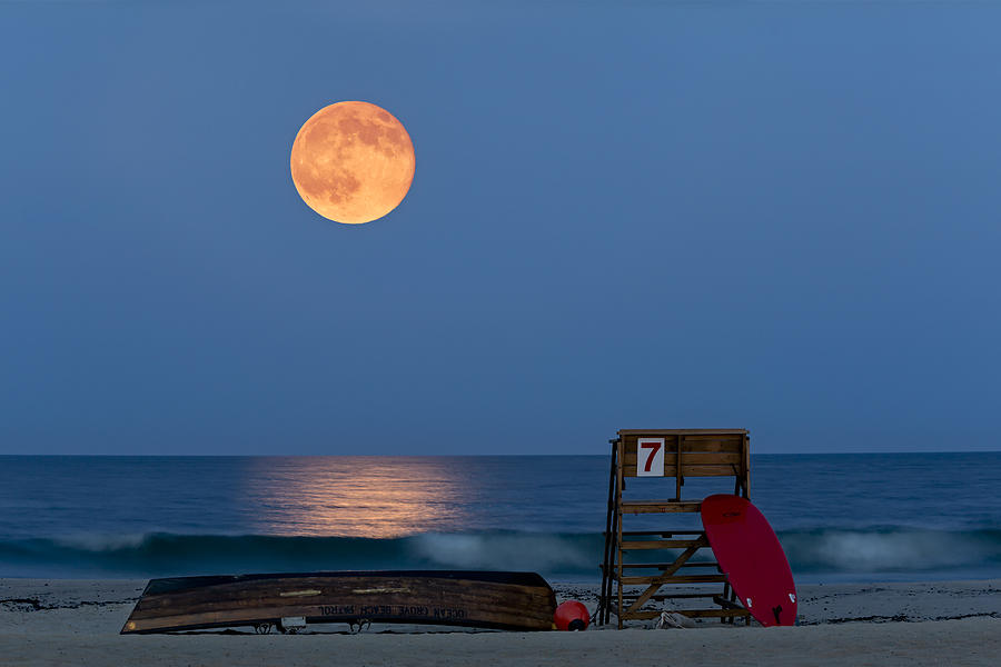 Beach Photograph - The Moon Is Yours by Susan Candelario