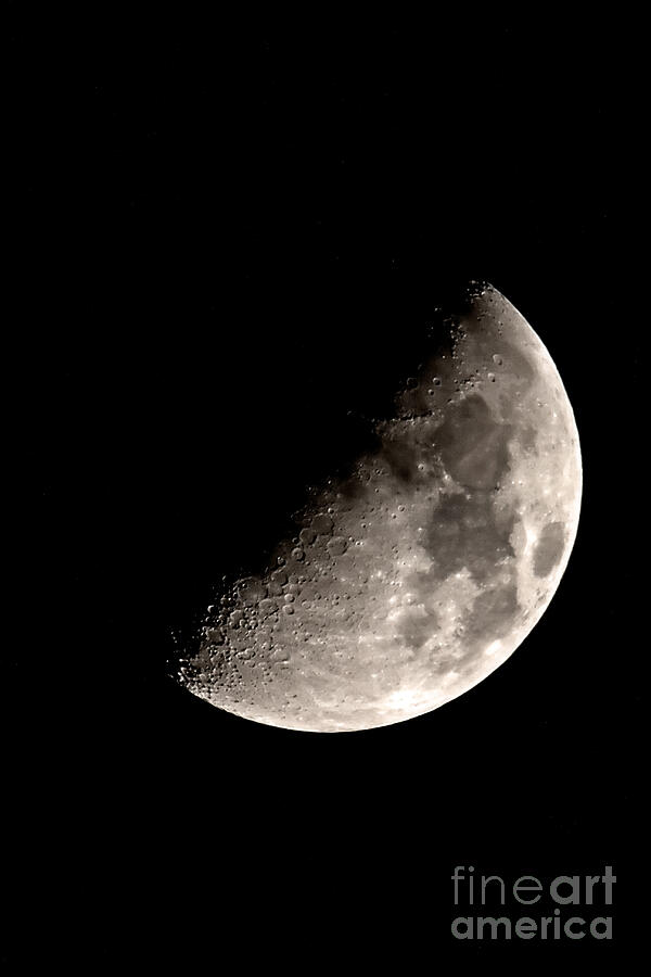 The Moon Photograph by Joerg Lingnau