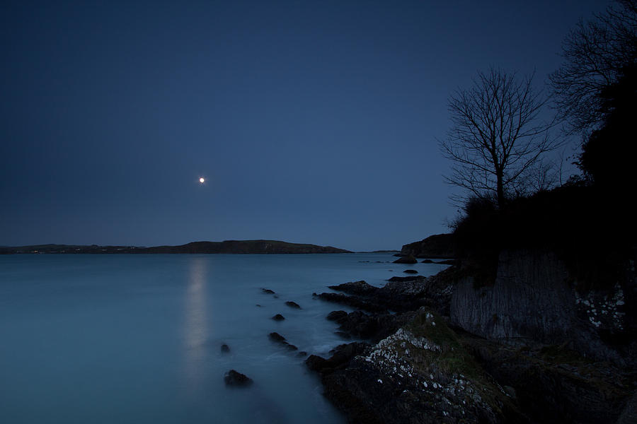 The Moonlit Cove Photograph by Celine Pollard