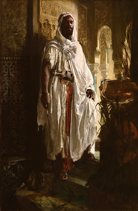 The Moorish Chief Painting - The Moorish Chief by Eduard Charlemont