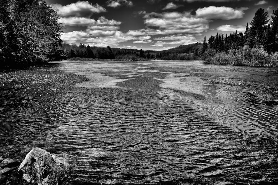 Spring Photograph - The Moose River at the Green Bridge II by David Patterson