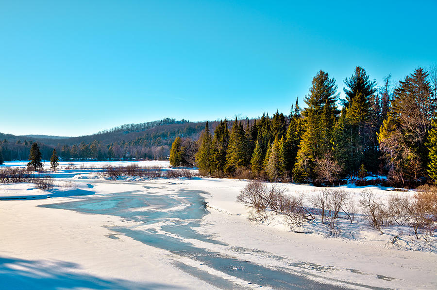 The Moose River In Winter Photograph