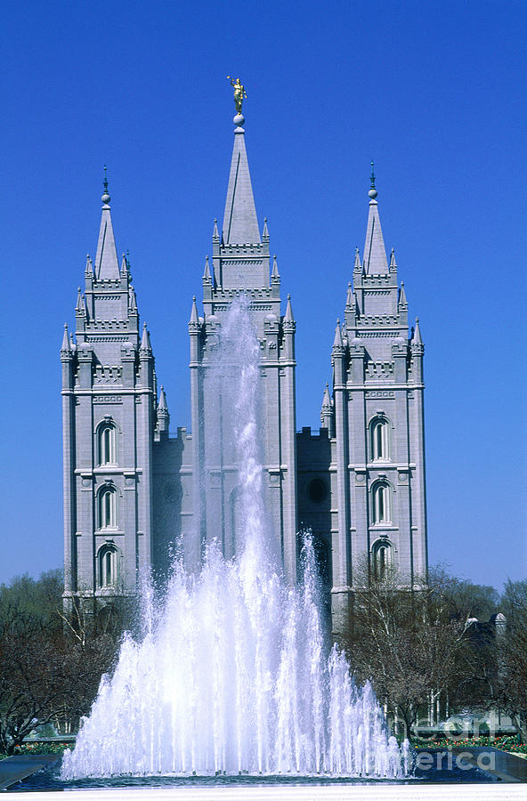 The Mormon Temple Photograph by Adam Sylvester