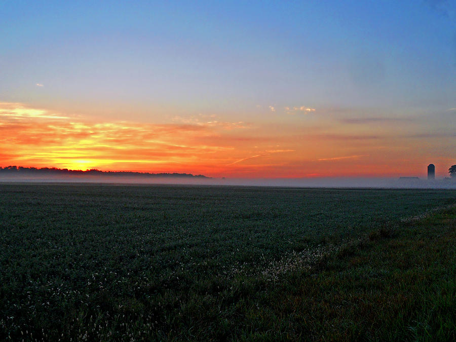 Sunset Photograph - The Morning Kiss by Cyryn Fyrcyd