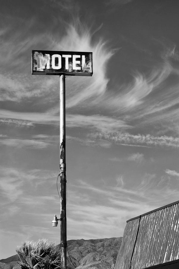 MOTEL NOIR Desert Hot Springs CA Photograph by William Dey