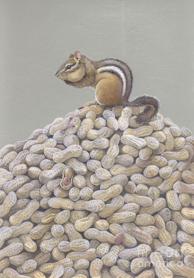 The Mother Lode - Chipmunk And Peanuts Painting