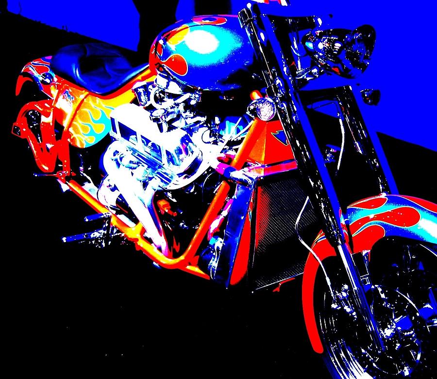 The Motorcycle As Art Photograph by Don Struke