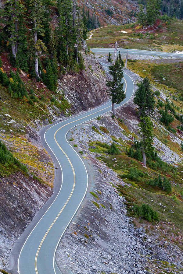 The Mount Baker Highway Photograph by Michael Russell