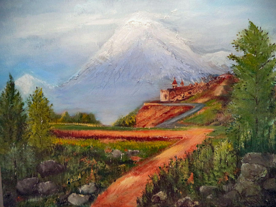 The Mountain Painting by Arlen Avernian - Thorensen