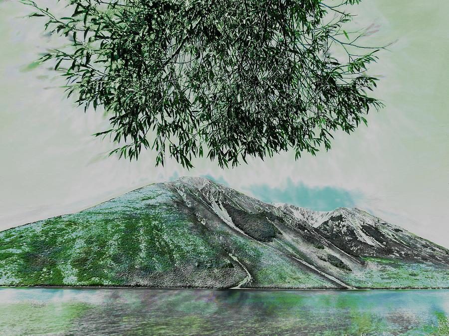 The Mountain Lake  Digital Art by Steve Taylor