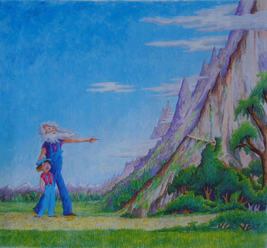 The Mountain Painting by Matt Konar