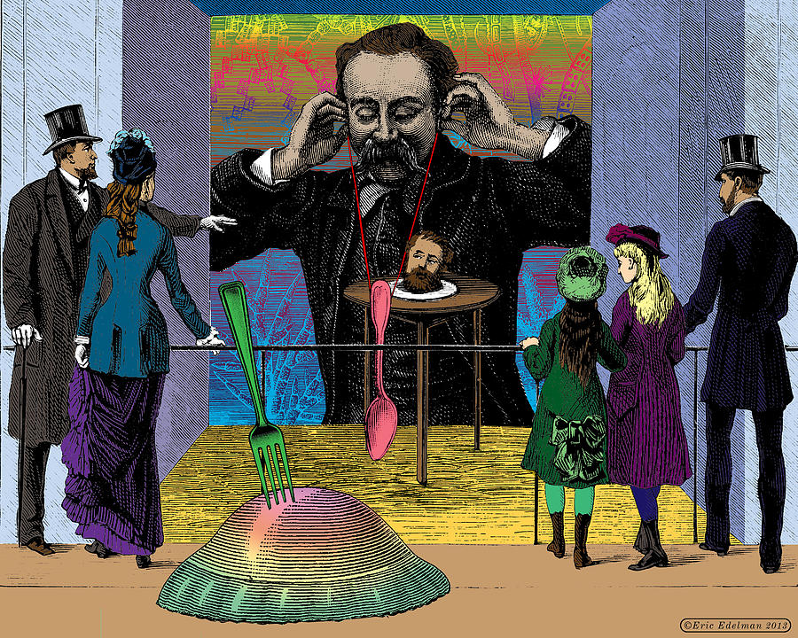 Vintage Digital Art - The Moveable Feast by Eric Edelman