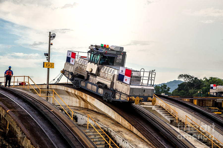 The Electric Mules Panama Canal Photograph by Rene Triay FineArt Photos