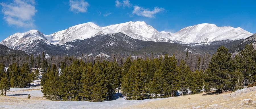 Rocky Mountain National Park Photograph - The Mummy Range by Aaron Spong