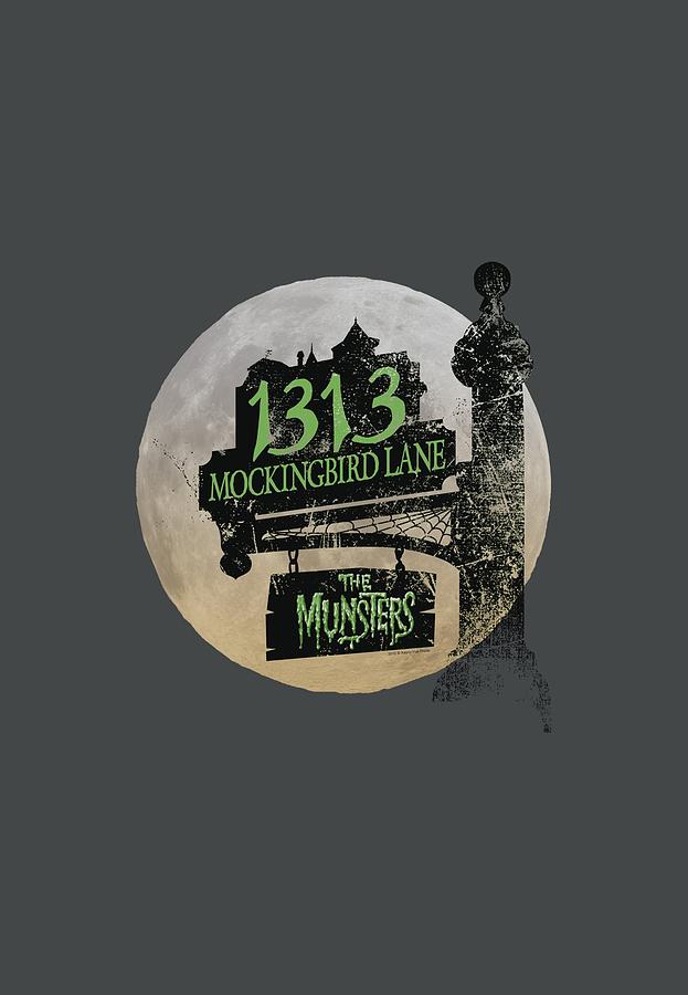 The Munsters Digital Art - The Munsters - Moonlit Address by Brand A