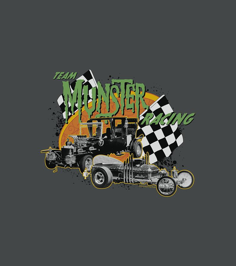 The Munsters Digital Art - The Munsters - Munster Racing by Brand A