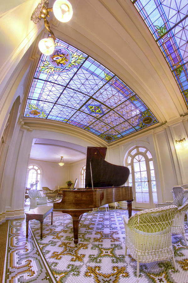 The Music Room at the Fordyce Bathhouse - Hot Springs - Arkansas Photograph by Jason Politte