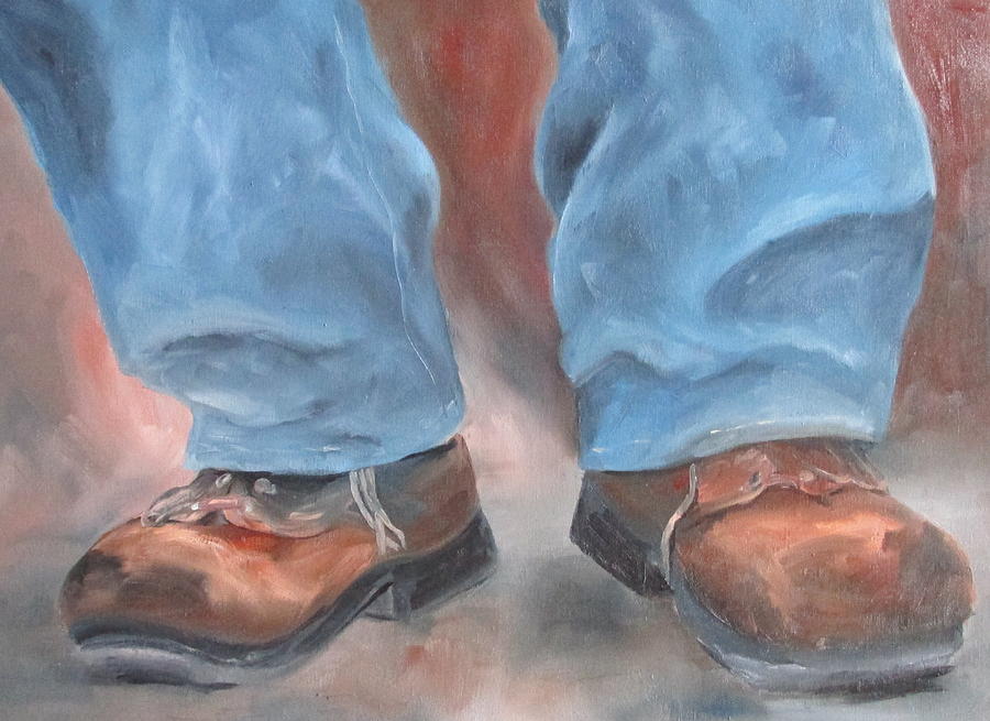The Musicians Shoes Painting by Susan Richardson