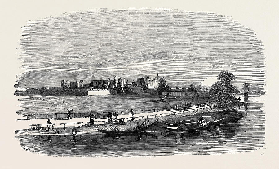 The Mutiny In India Fort William Calcutta Drawing by Indian School ...