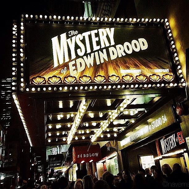 Broadway Photograph - the Mystery Of Edwin Drood Opening by Natasha Marco
