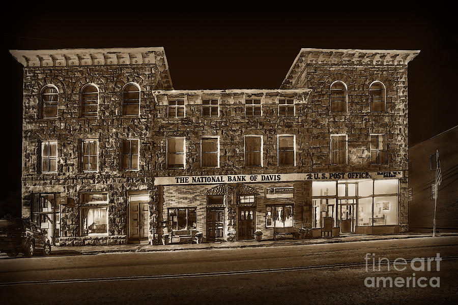 Bank Photograph - The National Bank of Davis WV by Dan Friend