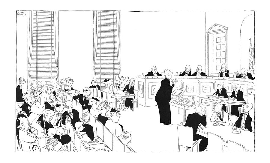The National Capital
Commitee Hearing - Open Drawing by Robert J. Day