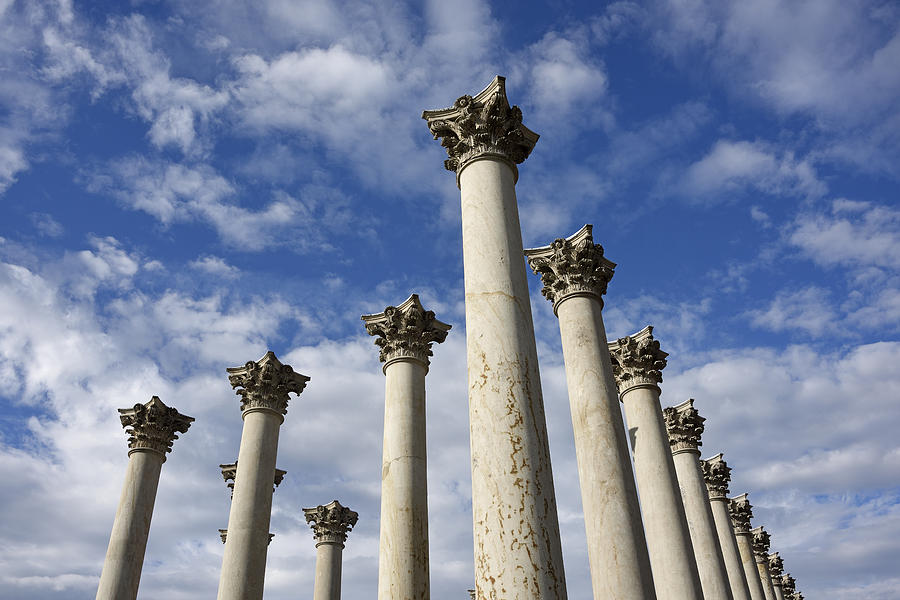 The National Capitol Columns Photograph by Brendan Reals