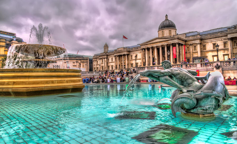 The National Gallery in Trafalgar Square Photograph by Tim Stanley