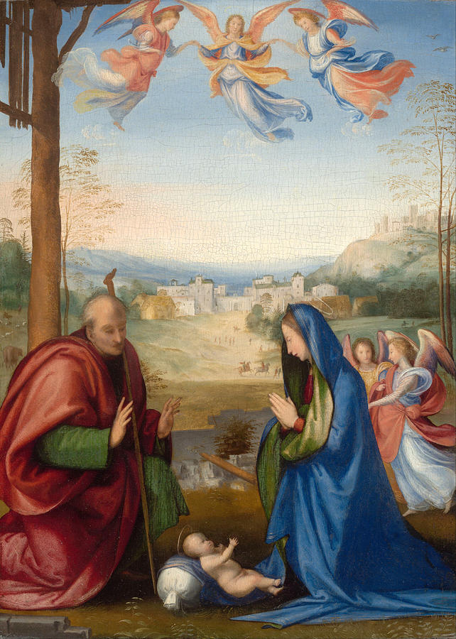 The Nativity Painting by Fra Bartolomeo