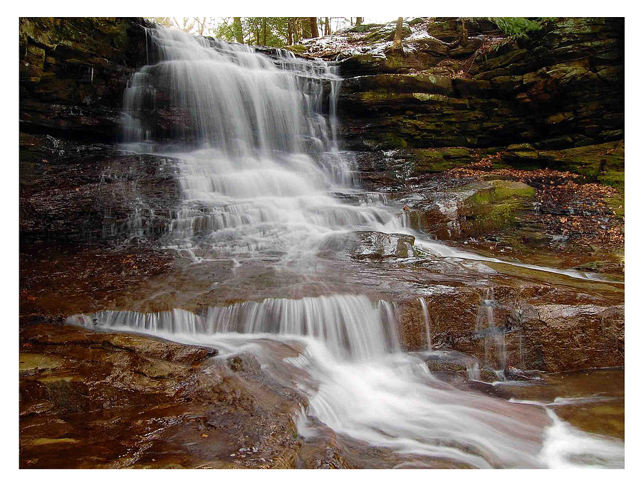 Waterfall Photograph - The Natural Flow by Brian Graybill