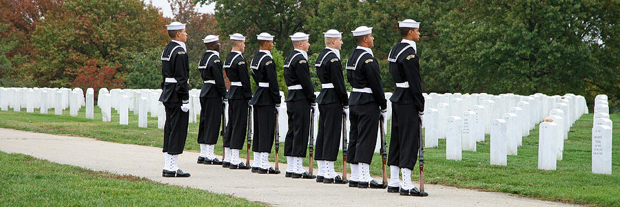 The Navy Ceremonial Guard Photograph by Cora Wandel