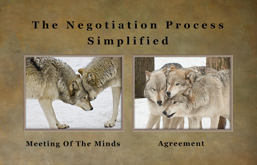 The Negotiation Process Simplified Photograph by Gary Slawsky