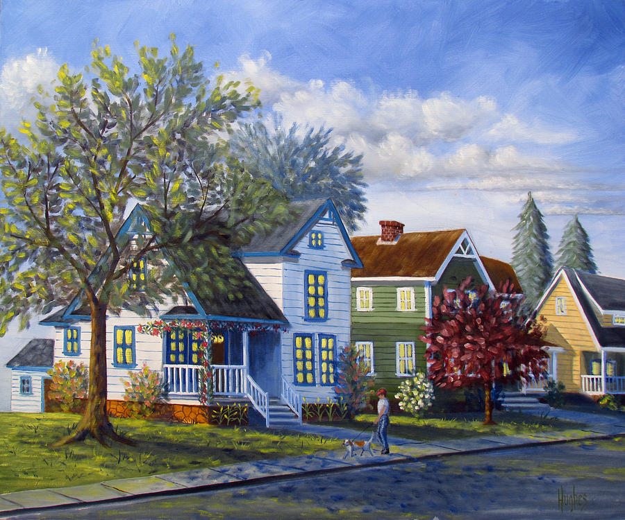 The Neighborhood Painting by Kevin Hughes