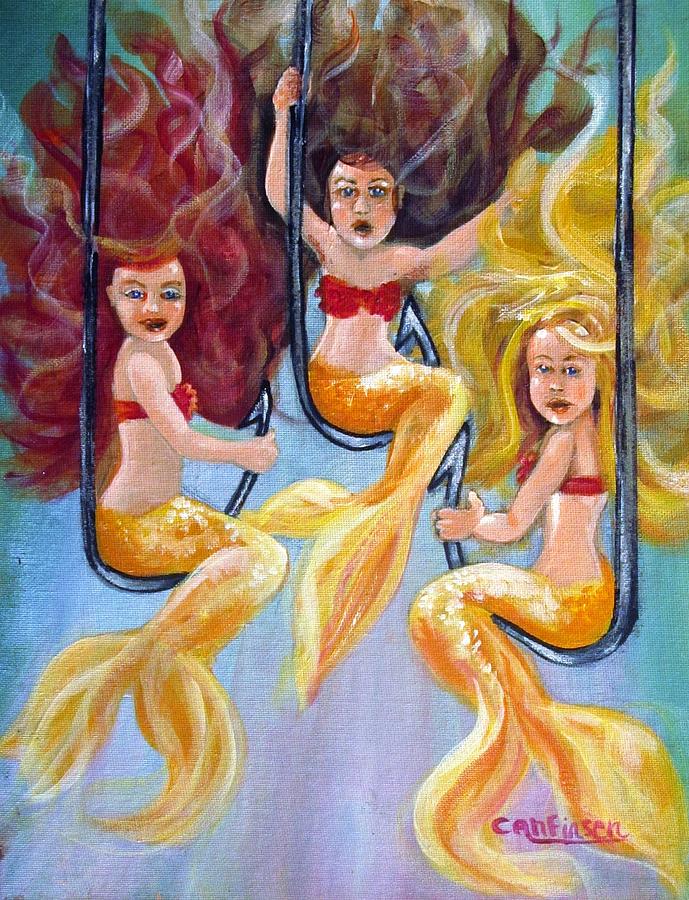 The Neptunes -- Golden Girls Painting by Carol Allen Anfinsen