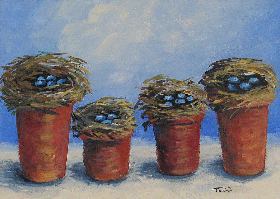 The Nest Garden Painting by Torrie Smiley