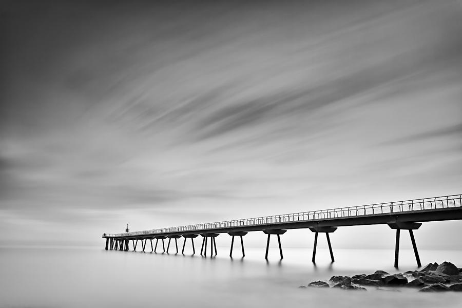 The neverending pier Photograph by Dominique Dubied