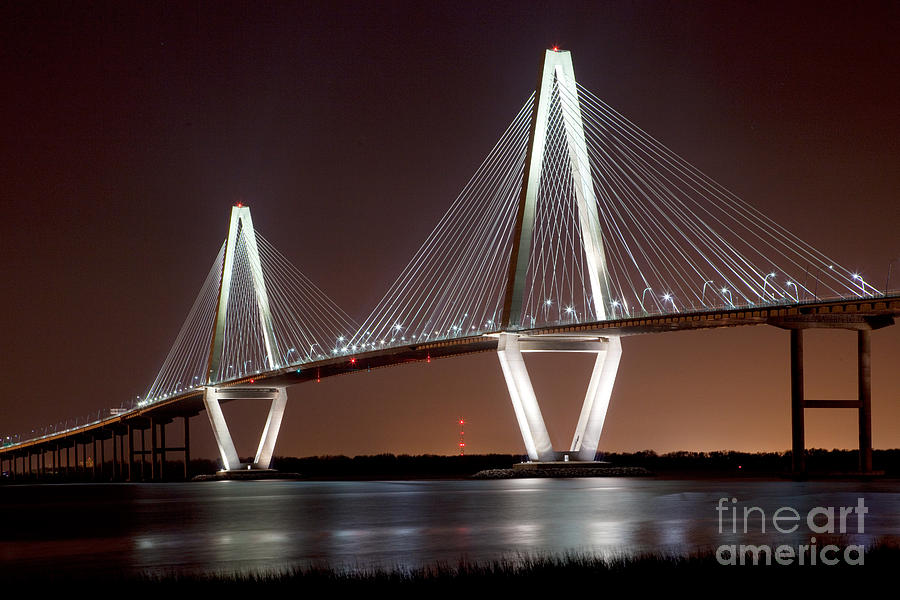 The New Cooper River Bridge Photograph by Bill Cobb - Pixels