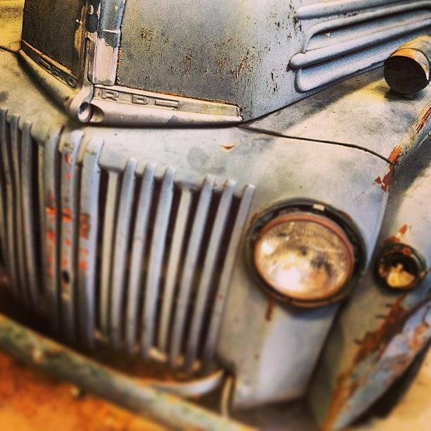 Truck Photograph - The New Project 1942 #ford #truck by A Loving