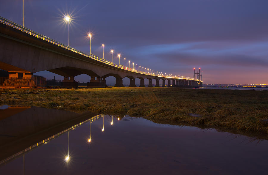 The New Severn Bridge Photograph by Pete Hemington
